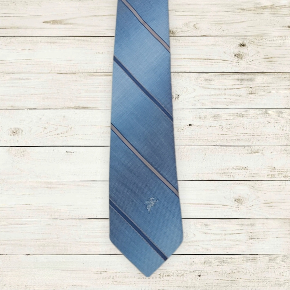Vintage Pegasus Blue Tie